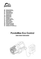 Pontec PondoMax Eco Control 5000 Operating Instructions Manual