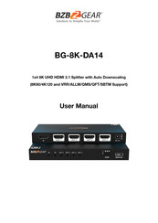 BZBGEAR BG-8K-DA14 User Manual