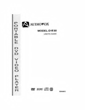 Audiovox D1830 User Manual