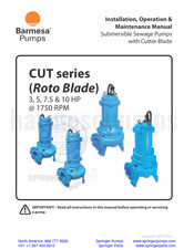 Barmesa Pumps CUT Series Installation, Operation & Maintenance Manual