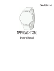 Garmin APPROACH S50 Owner's Manual
