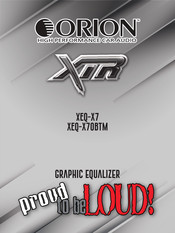 Orion XTR XEQ-X7 Manual