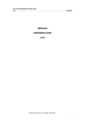 Merlaud A4865 Hardware Manual