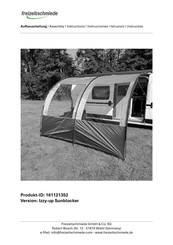 Freizeitschmiede Izzy-up Sunblocker Assembly Instructions Manual
