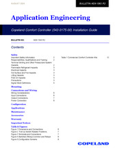 Copeland Comfort Controller Application Engineering Bulletin