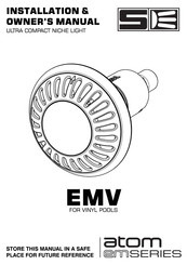Spa Electrics atom EMV-25VA SINGLE KIT Installation & Owner's Manual