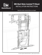 MantelMount MM-Max2 Installation Instructions Manual