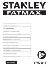 Stanley FATMAX SFMCS515B Original Instructions Manual