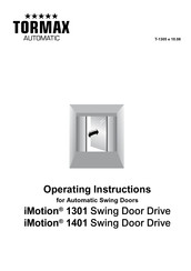 Tormax Automatic iMotion 1401 Operating Instructions Manual
