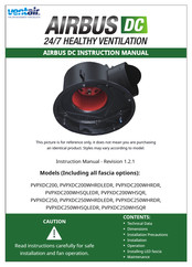 Ventair Airbus DC Series Instruction Manual