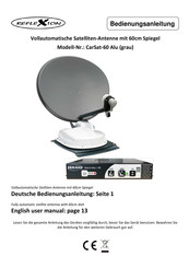 UltraMedia Reflexion CarSat-60 Alu User Manual