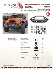 Fishbone Offroad FB22068 Installation Instructions