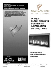 Town & Country Fireplaces 22150032 Installation Instructions Manual