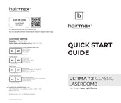 Hairmax Ultima 12 Classic LaserComb Quick Start Manual
