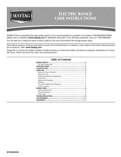 Maytag MER7765WS1 User Instructions