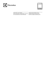 Electrolux EIED2CAQSW00 Installation Instructions Manual