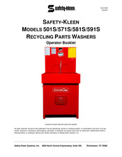 safety-kleen 501S Booklet