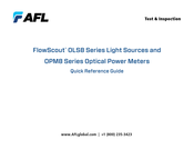 AFL FlowScout OPM8-SP3-BAS Quick Reference Manual