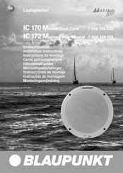 Blaupunkt IC 172 Installation Instructions Manual