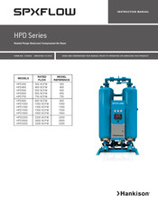 SPX FLOW Hankison HPD Series Instruction Manual
