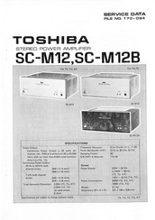 Toshiba SC-M12 Service Data