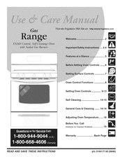 Frigidaire GLGFZ386FCD Use & Care Manual