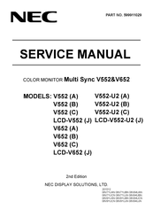 NEC V552-U2 C Service Manual