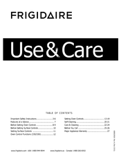 Frigidaire FGGF3035RFC Use & Care Manual