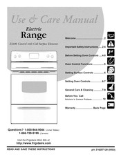 Frigidaire FEF329EBB Use & Care Manual