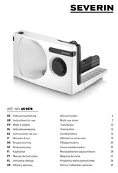 SEVERIN AS 9578 Instructions For Use Manual
