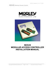 MORLEY NEXUS Series Installation Manual