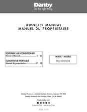 Danby DPA100CEWDB Owner's Manual
