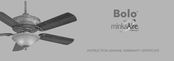 Minka-Aire Bolo F620-BN Instruction Manual