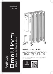 ProBreeze OmniWarm PB-H-24-WF Instruction Manual