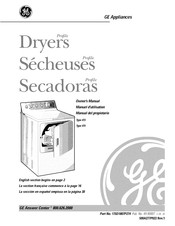 GE Profile DPSR475GW0AA Owner's Manual