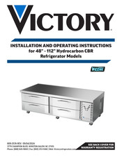 Victory CBR Series Installation And Operating Instructions Manual