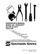 Southern States SO20H42YT Operator's Manual