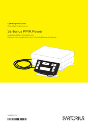Sartorius PMA35001-XV1 Operating Instructions Manual