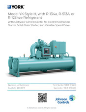 Johnson Controls York YK H Series Operation And Maintenance