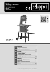 Scheppach BASA3 Instruction Manual