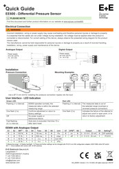 E+E Elektronik EE600 Quick Manual