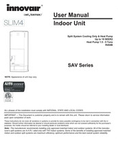 innovair SLIM4 SAV Series User Manual