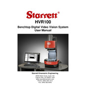 Starrett HVR100 User Manual