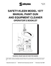 safety-kleen 1077 Booklet