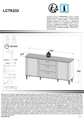Forte LCTK233 Assembling Instruction