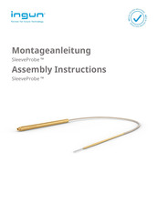 Ingun SleeveProbe SET-SLV030-0001 Assembly Instructions Manual