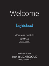 RAB Lighting Lightcloud ZDIM/LCBS Manual