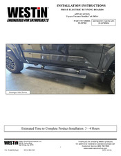 Westin PRO-E 29-22785 Installation Instructions Manual