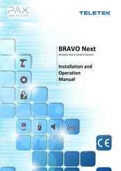 Teletek electronics BRAVO Next Installation And Operation Manual