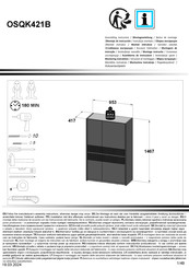 Forte OSQK421B Assembling Instruction